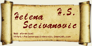 Helena Sečivanović vizit kartica